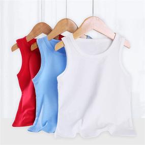 img 1 attached to Maylofuer Little Summer Casual Cotton Boys' Clothing ~ Tops, Tees & Shirts
