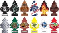 🌲 top-selling 12-pack of little trees air fresheners: most popular masculine scents for home and car logo