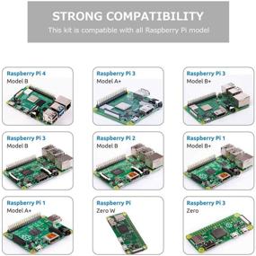 img 3 attached to 🛠️ Оптимизированный набор SunFounder для проектов Raspberry Pi 4 Model B Starter Kit Super Kit для RPi 400 4B 3B+ 3B 2B B+ A+ Zero - включает в себя плату расширения GPIO, макетную плату, ЖК-дисплей, постоянный двигатель, светодиоды, RGB точечную матрицу и 73-страничное руководство пользователя.