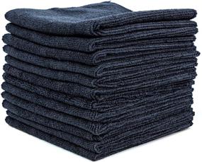 img 4 attached to 🧽 Dry Rite's Professional Series Microfiber Cleaning Towels - Best for Kitchen, Bath, Auto Detailing, TV, Glass, Mirrors - No Scratch, Lint-Free and Streak-Free. Use Wet or Dry 12"x12" - 1 Dozen