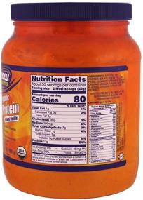 img 2 attached to NOW Foods Organic Pea Protein Powder - Natural Vanilla Flavor, 1.5 lb