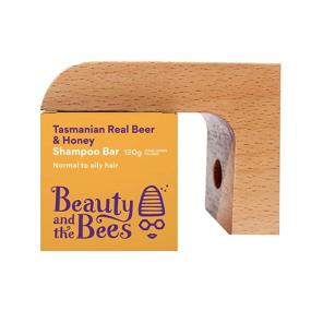 img 4 attached to 💧 Beauty and the Bees Shampoo Bar Container: Magnetic Soap Holder for Shower Storage and Drying - No More Soggy Soaps!