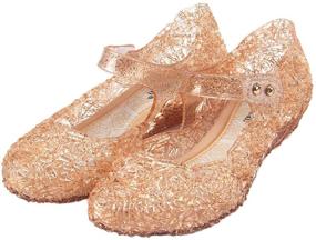 img 4 attached to 👑 Enchanting Princess Birthday Sandals: Irresistible Shoes for Girls' Inspired Costumes!