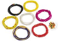 🌈 multicolor african string belts for boys - lightweight and stretchy accessories logo