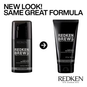 img 3 attached to Redken Brews Molding Paste For Men: High Hold and Natural Finish - Ideal for All Hair Types (5 Fl. Oz.)