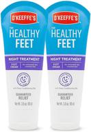 🦶 o'keeffe's healthy feet night treatment foot cream - 3 ounce tube (pack of 2) for enhanced seo logo