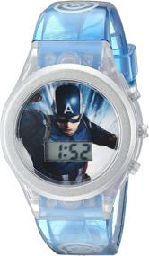 img 3 attached to Marvel Quartz Watch Silicone Strap