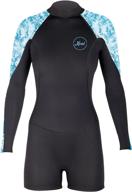 xcel pahoa sleeve springsuit black logo