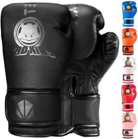 img 4 attached to TEKXYZ Kids Boxing Gloves Black