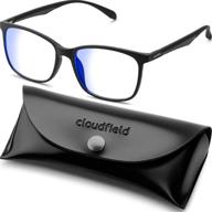 👓 defending eyesight: unisex blue light blocking glasses - shield against anti blue ray, ideal for computer gaming - uv transparent lenses logo