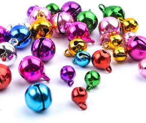 img 1 attached to 🔔 Sparkle Up Your Christmas Crafts with BronaGrand 150pcs Mixed Jingle Christmas Bells