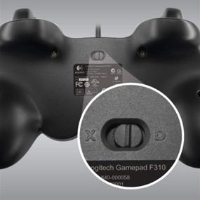 img 2 attached to 🎮 Logitech F310 Wired Gamepad Controller with Console-Like Layout and 4-Way Switch D-Pad for PC - Blue