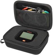 portable eva protective case - safely carry and 📦 store inkbird & thermopro & soraken thermometers with weber compatibility logo