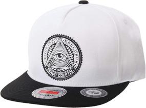 img 4 attached to 🧢 WITHMOONS AL2344 Snapback Hat: Illuminate Your Style with this Hip Hop Baseball Cap