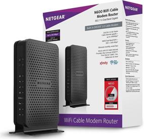 img 4 attached to 🔌 NETGEAR N600 (8x4) WiFi DOCSIS 3.0 Cable Modem Router (C3700) – Xfinity, Spectrum, Cox & More