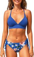 cupshe women's medium floral bikini - women's clothing logo