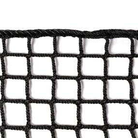 img 1 attached to 🏌️ YLOVAN Golf Netting High Impact Barrier Net for Sports Practice - Black, 10 x 10 Ft / 10 x 15 Ft