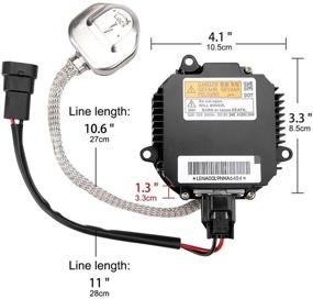 img 3 attached to 🚘 HID Ballast with Ignitor for Nissan Murano, Maxima, Altima, 350Z, Infiniti QX56, G35, FX35 - Replaces OEM Part Numbers 28474-8991A, 28474-89904, 28474-89907, NZMNS111LANA