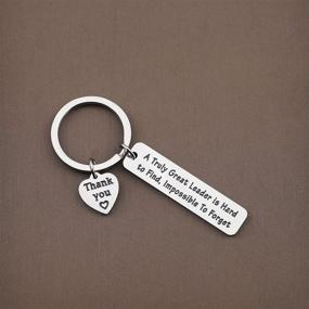 img 1 attached to 🎁 TGBJE Leader Gift: Unforgettable Keychain Thank You Gift for Boss & Leader