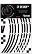 vfluo motorbike reflective stripes technology motorcycle & powersports logo