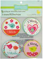 babyville boutique monthly iron ons designs logo