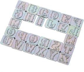 img 1 attached to Standard Alphabet Leather Stamping Letters