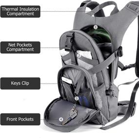 img 2 attached to 🎒 Gelindo Tactical Hydration Backpack: Lightweight Pack for Hunting, Hiking, Camping & Cycling with 2L Water Bladder