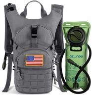 🎒 gelindo tactical hydration backpack: lightweight pack for hunting, hiking, camping & cycling with 2l water bladder логотип