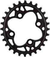 🚴 high-performance absoluteblack oval 64mm chainring, 28t, 4-bolt, black finish - ov28bk logo