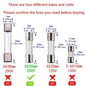 img 1 attached to ⚡ Bojack 5X20mm 0.2X0.78 F5AL250V Fast-Blow Fuse