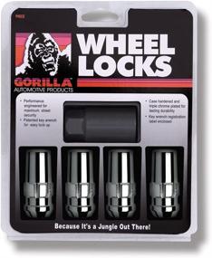 img 2 attached to 🦍 Gorilla Automotive 76601F Ford Wheel Locks With Washers Closed End - 14mm x 2.00 Thread Size