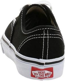 img 2 attached to Black Skate Vans Kids Authentic Shoes