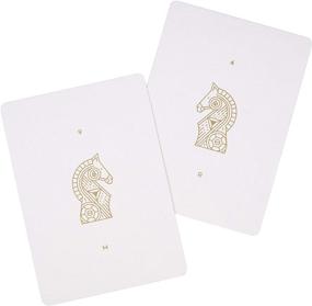 img 1 attached to 🃏 Enhance Your Card Game with Ellusionist White Knights Playing Card Deck by Daniel Madison and Chris Ramsay - Make Your Move!