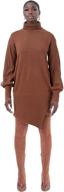 👗 pantora women's sabrina asymmetrical sweater - trendy women's apparel logo