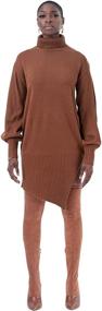 img 4 attached to 👗 Pantora Women's Sabrina Asymmetrical Sweater - Trendy Women's Apparel