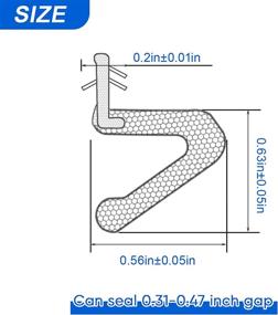 img 3 attached to 🌦️ Versatile Resilient Weather Stripping for All Weather Conditions