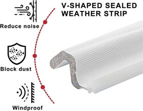 img 2 attached to 🌦️ Versatile Resilient Weather Stripping for All Weather Conditions