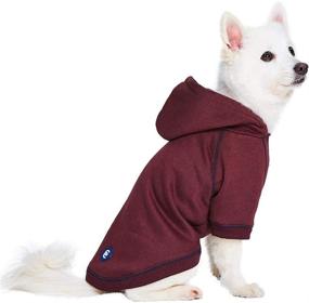 img 4 attached to 🐶 Blueberry Pet Basics: Soft & Cozy Dog Hoodie Sweatshirts in 4 Color Options