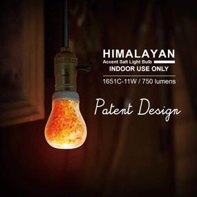 img 2 attached to 💡 Himalayan Glow 60-Watt Salt Light Bulb, Pack of 2, Set of 2