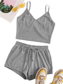 img 2 attached to 👗 SweatyRocks Womens Outfits: Stylish Sleeveless Shorts, Jumpsuits, Rompers & Overalls