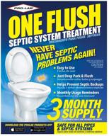 💩 prevent costly septic tank backups with 3-month supply of dissolvable treatment packets logo