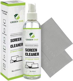 img 4 attached to 🌿 Green Oak Screen Cleaner Spray - Effective Solution for LCD, LED, TVs, Laptops, Tablets, Monitors, Phones, and More – Gently Cleans Fingerprints, Dust, and Oil (8oz)