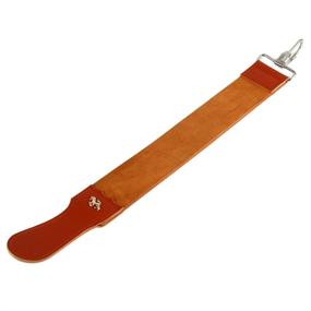 img 2 attached to 🪒 Master the art of shaving with the Leather Razor Strop Shaving Sharpener Strap - Your Barber's Right Hand for Straight Razor Knife Sharpening Belt