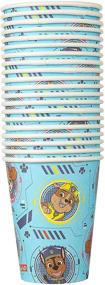 img 1 attached to 🐾 Paw Patrol Paper Cups - Disposable Heavy Duty 9 Oz Cups for Kids, Everyday Use & Occasions - 20 Count, Blue Design