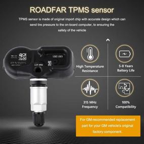 img 3 attached to 🚗ROADFAR 315МГц TPMS Датчик 4шт 4260706011 4260733011 для Lexus Scion Toyota - Программированный датчик системы контроля давления в шинах