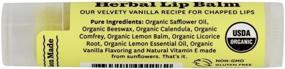 img 1 attached to 🌿 Organic Herbal Lip Balm Vanilla by Moon Valley - 0.15 Oz. (3-pack)