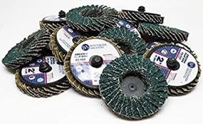 img 3 attached to 🔧 Benchmark Abrasives 2&#34; Quick Change Zirconia Flap Discs - 10 Pack (40 Grit): Premium Quality Abrasive Discs for Efficient Material Removal