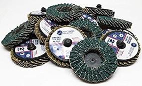 img 1 attached to 🔧 Benchmark Abrasives 2&#34; Quick Change Zirconia Flap Discs - 10 Pack (40 Grit): Premium Quality Abrasive Discs for Efficient Material Removal