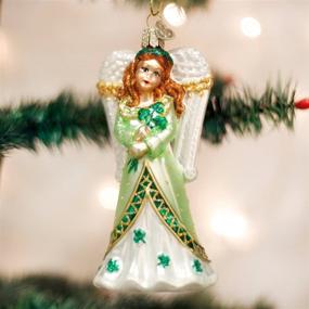 img 3 attached to 🎄 Beautifully Crafted Old World Christmas Collection: Glass Blown Irish Angel Ornaments for Your Christmas Tree