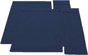 img 2 attached to 🪑 Replacement Canvas Cover for Directors Chair, Navy - Mars 2 Set, Size: 20cm X 52cm + 52cm X 41cm